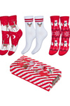 Świąteczny Zestaw Skarpetek Damskich 3-Pak Wzór 2