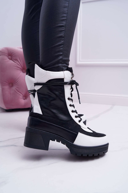 Botki Damskie Wysokie Sznurowane Ridley