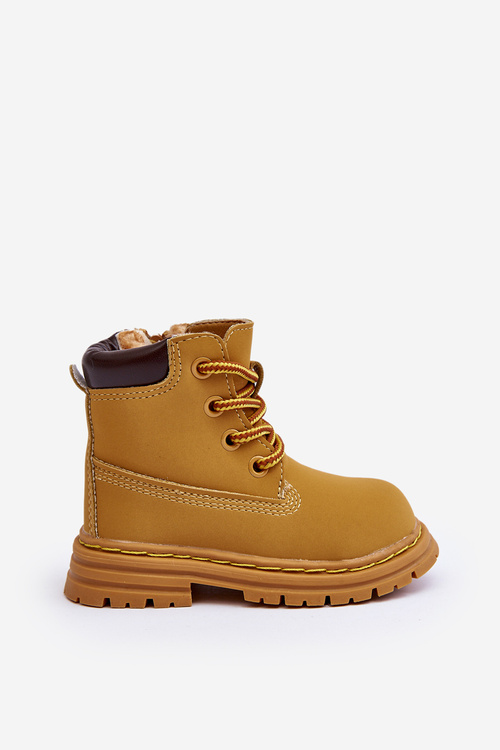 Dziecięce Botki Trapery Na Suwak Camel Bansi