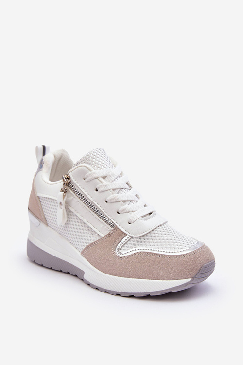 Damskie Sneakersy Na Koturnie Wielobarwne Sivan