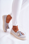 Damskie Tenisówki Trampki Slip-On Szare Venira