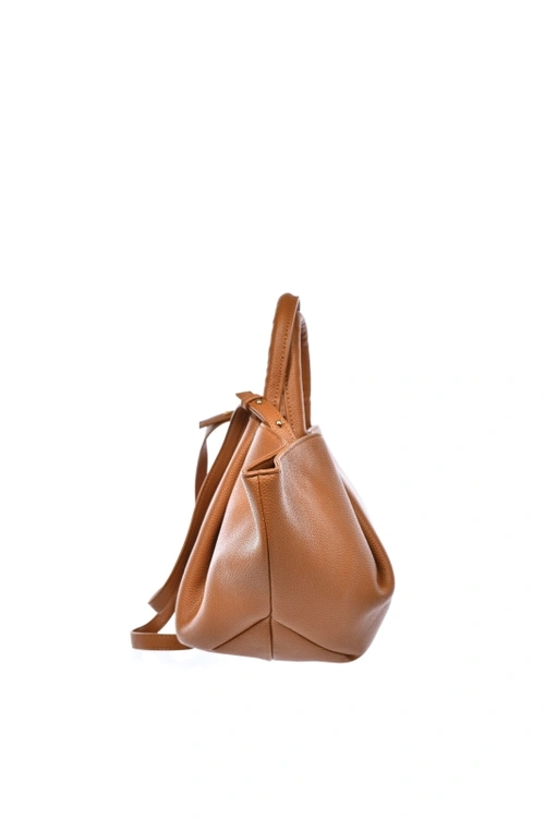 Torebka Damska Shopper Z Eko Skóry Big Star SS574004 Camel