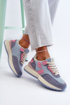 Sneakersy Damskie Big Star NN274974 Niebieskie