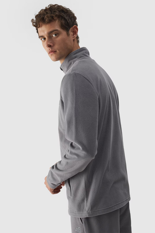 Polar Męski Regular Ze Stójką 4F 4FWMM00TFLEM289-25S Szary