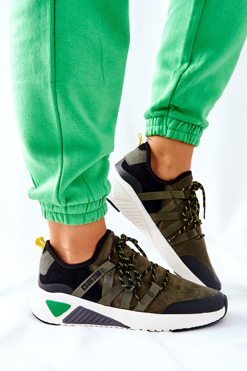 Sportowe Buty Memory Foam Big Star II274308 Khaki