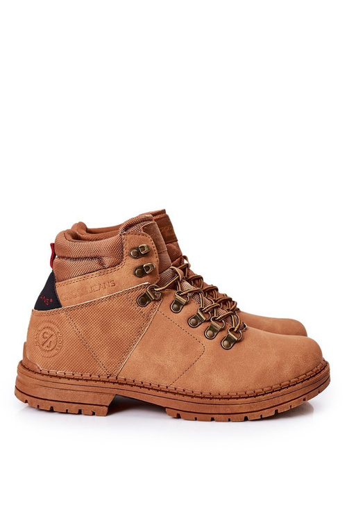 Męskie Buty Trekkingowe Cross Jeans EE1R4031C Camel