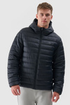 Kurtka Puchowa Męska Z Kapturem 4F 4FWAW24TDJAM484-20S Czarna