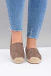 Lu Boo Zamszowe Lniane Espadryle Slip On Ramen