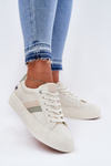 Sneakersy Damskie LEE LAYLA WOMEN LOW 50251003 Zgaszona Biel