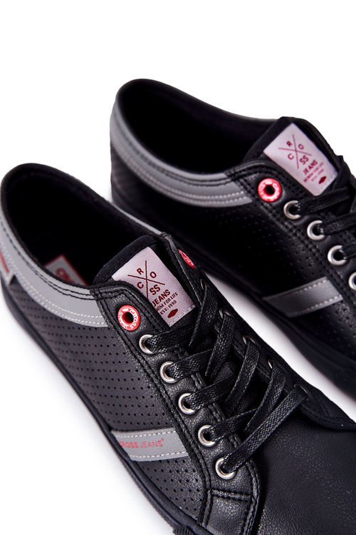 Męskie Trampki Cross Jeans II1R4004C Czarne