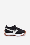 Sneakersy Dziecięce Na Rzep Czarne Tezzu