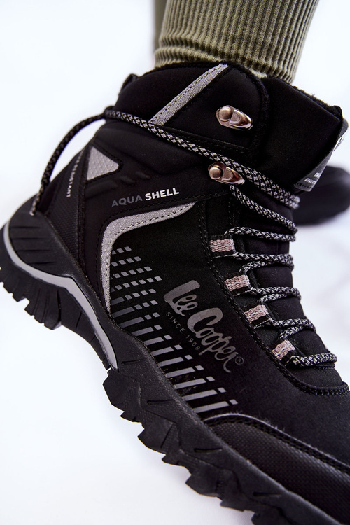 Damskie Ocieplane Trapery Lee Cooper LCJ-22-01-1427L Czarne