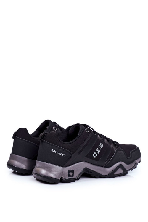 Trekkingowe Męskie Buty Big Star Outdoor Czarne GG174269
