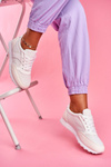 Sportowe Damskie Buty Białe Determine