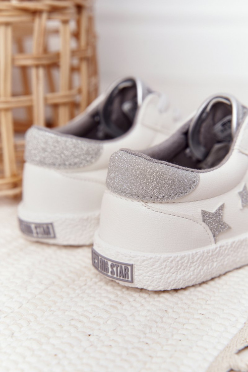 Dziecięce Wsuwane Trampki Big Star Białe FF374034