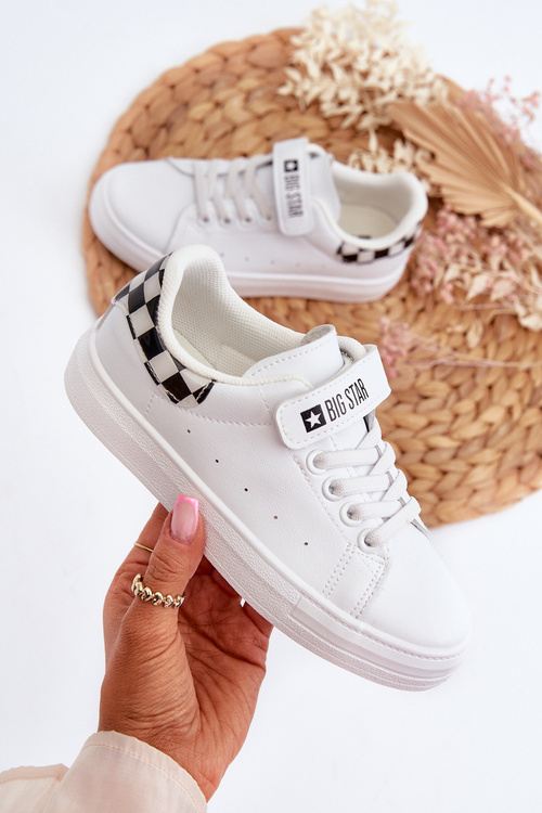 Buty Sportowe Dziecięce Big Star NN374058 HI-POLY SYSTEM Białe