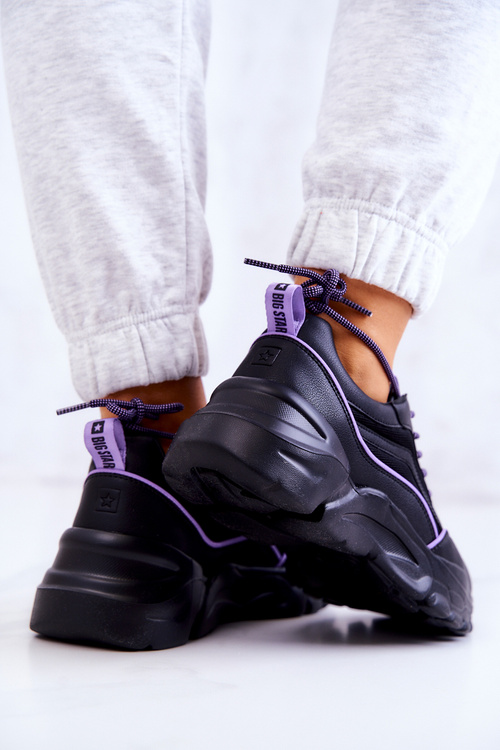 Buty Sportowe Memory Foam Big Star JJ274786 Czarne