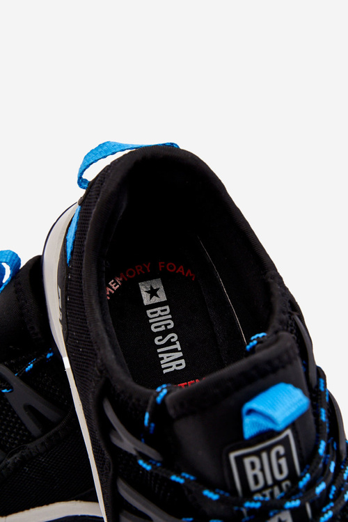 Męskie Buty Sportowe Memory Foam System Big Star LL174130 Czarne