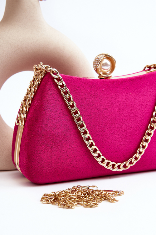 Torebka Wizytowa Kopertówka Nadrei Fuksja