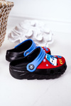 Dziecięce Piankowe Klapki Kroksy Z Samochodem Czarne