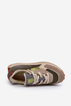 Buty Sportowe Sneakersy Męskie Memory Foam System Big Star NN174345 Khaki