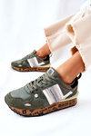 Damskie Sportowe Buty Big Star II274299 Khaki
