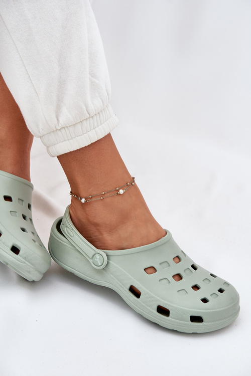 Klapki Damskie Piankowe LEMIGO 806 Miętowe