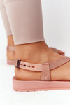Pachnące Gumowe Sandaly Eco Friendly ZAXY HH285167 Nude