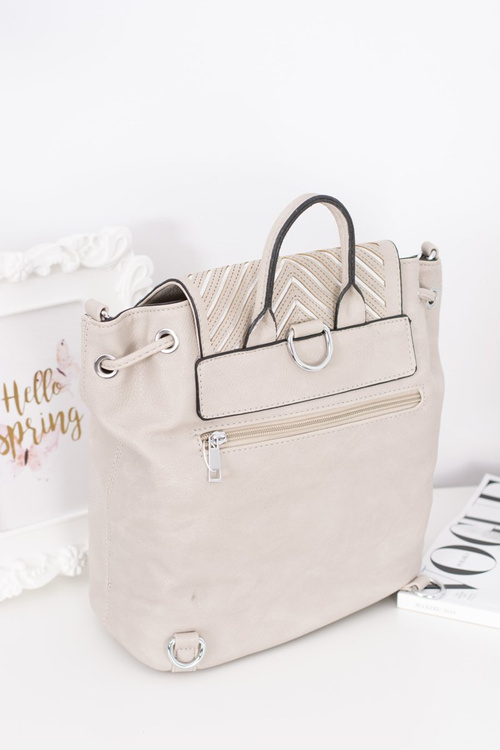 Damska Szara Torebka Worek