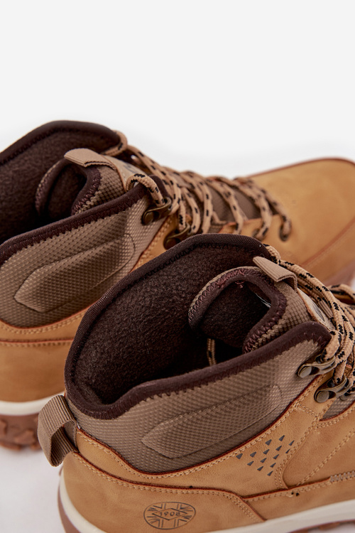 Buty Zimowe Męskie Trapery Ocieplane Lee Cooper LCJ-25-01-3726 Camel