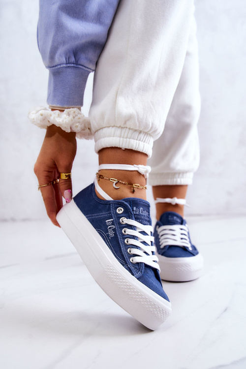 Damskie Tenisówki Lee Cooper LCW-22-31-0834L Niebieskie