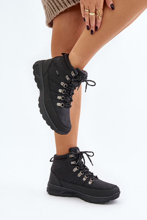 Ocieplane Buty Trekkingowe Męskie Lee Cooper LCJ-24-03-3034M Czarne