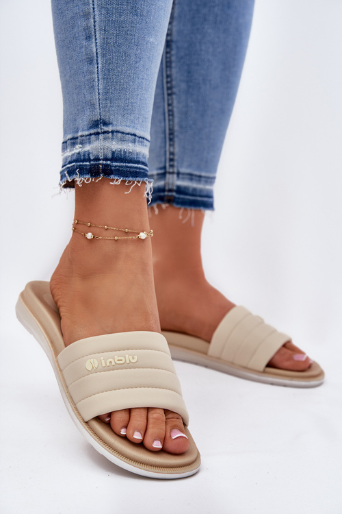 Klapki Damskie Inblu SF000003 Beżowe