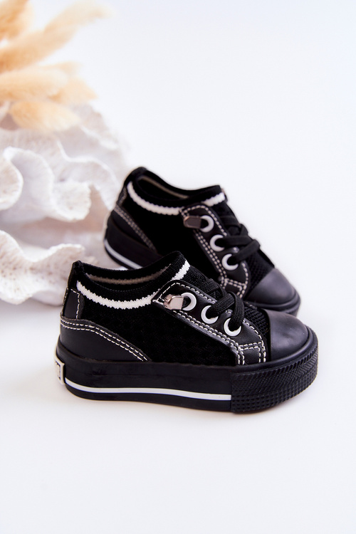 Dziecięce Wsuwane Trampki Big Star JJ374396 Czarne