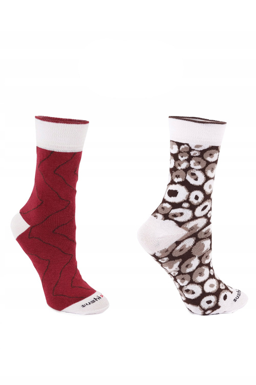 Skarpetki Rainbow Socks Sushi 2 Pary Ośmiornica I Tuńczyk