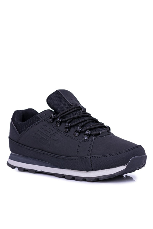 Solidne Męskie Czarne Buty Trekkingowe Newlans