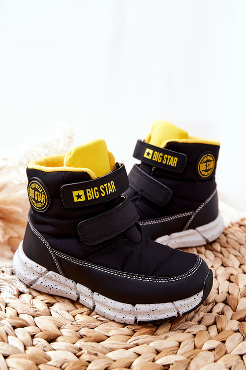 Dziecięce Śniegowce Memory Foam Big Star II374070 Czarne