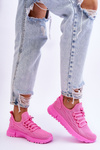 Damskie Wsuwane Buty Sportowe Sneakersy Różowe Rosett