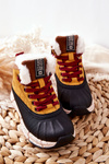 Dziecięce Ocieplane Botki Big Star II374072 Camel