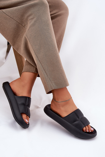Piankowe Klapki Damskie LEE MAYA SLIDER WOMEN LOW 50251016 Czarne