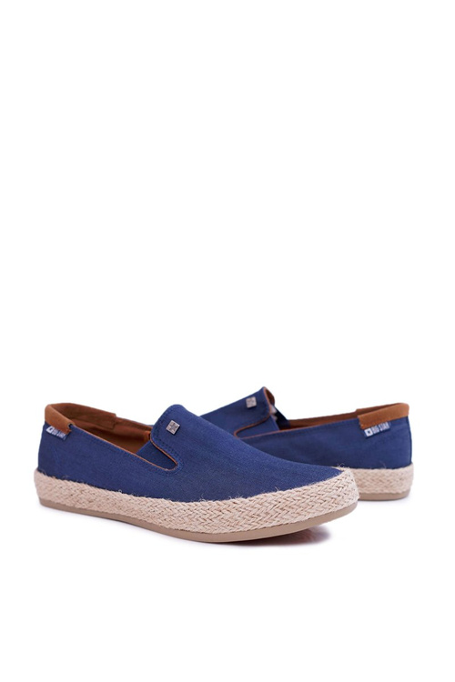 Trampki Męskie Espadryle Big Star Granatowe DD174246