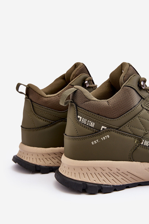 Buty Trekkingowe Ocieplane Zielone Big Star MM174163