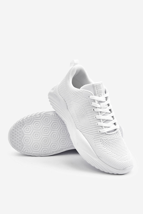 Męskie Sneakersy Memory Foam Big Star LL174247 Białe