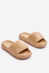 Lekkie Piankowe Damskie Klapki Na Platformie Khaki Milton