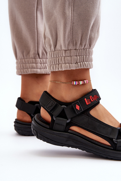 Damskie Sandały Lee Cooper LCW-24-34-2615 Czarne