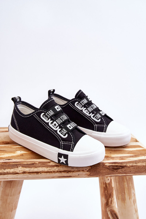 Dziecięce Trampki Wsuwane Big Star LL374006 Czarne