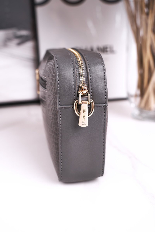 Mała Torebka Damska Listonoszka MONNARI BAG7480-019 Szara