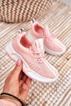Sportowe Buty Dziecięce Różowe Stich