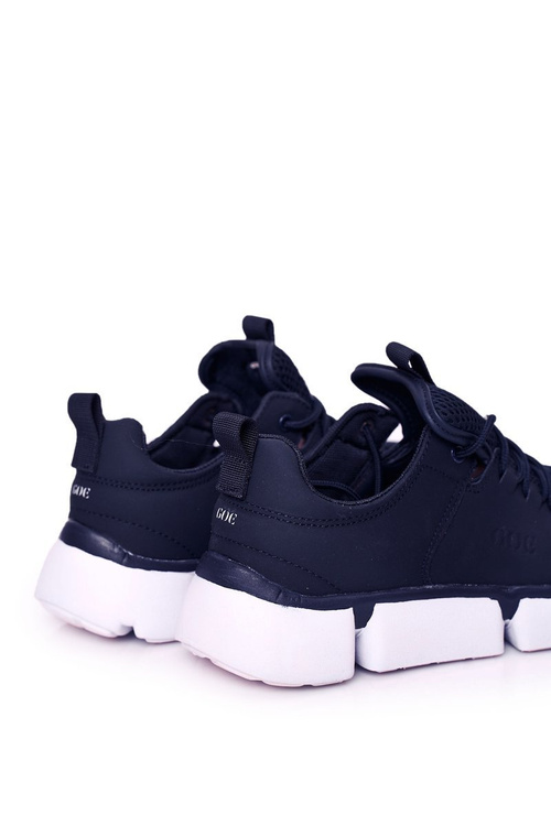Męskie Sportowe Buty Sneakersy GOE HH1N4031 Granatowe