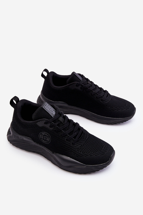 Męskie Sneakersy Memory Foam Big Star LL174248 Czarne